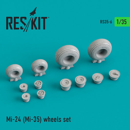 Res/Kit 1:35 Mi-24 wheels set Reskit
