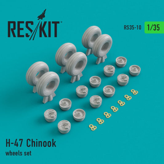 ResKit 1:35 H-47 "Chinook" wheels set Reskit
