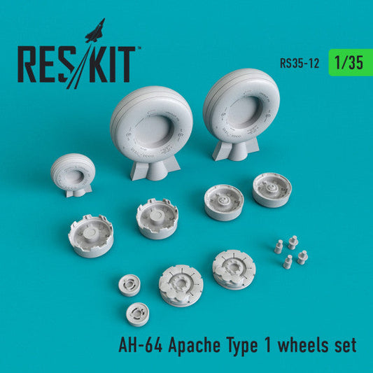 ResKit 1:35 AH-64 "Apache" type 1 wheels set Reskit