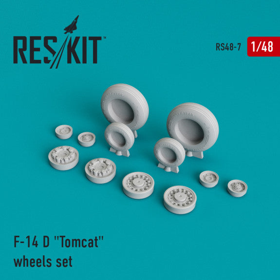 ResKit 1:48 F-14D "Tomcat" (weighted) wheels set Reskit