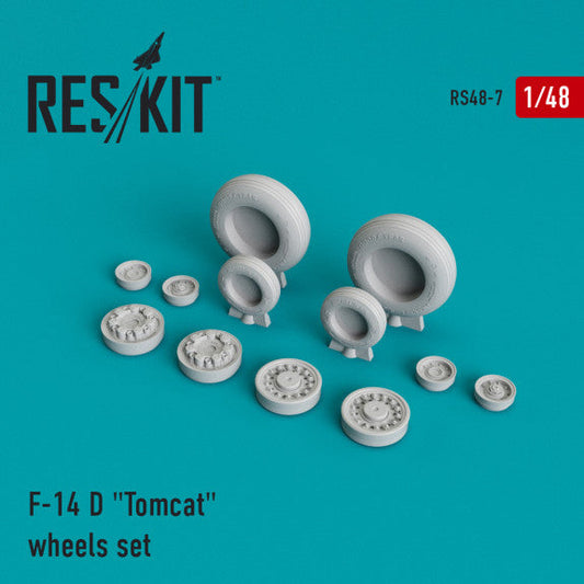 ResKit 1:48 F-14D "Tomcat" (weighted) wheels set Reskit