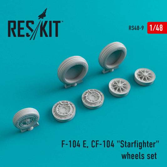 ResKit 1:48 F-104E/CF-104 "Starfighter" wheels set Reskit