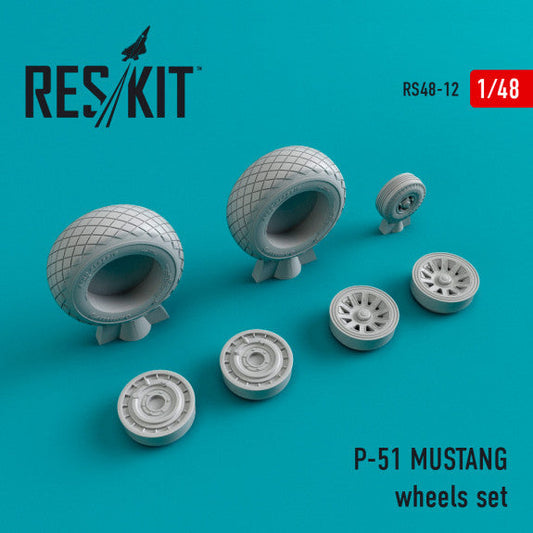 ResKit 1:48 P-51 "Mustang" wheels set Reskit