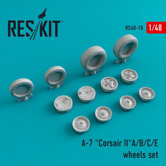 ResKit 1:48 A-7 (A,B,C,E) "Corsair II" (weighted) wheels set Reskit