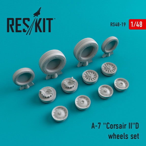 ResKit 1:48 A-7D"Corsair II" (weighted) wheels set Reskit