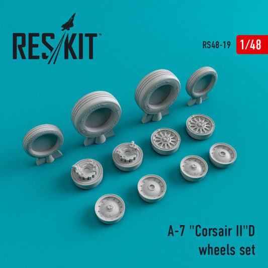 ResKit 1:48 A-7D"Corsair II" (weighted) wheels set Reskit
