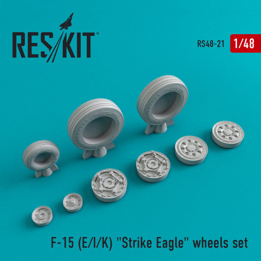 ResKit 1:48 F-15 (E,I,K) "Strike Eagle" (weighted) wheels set Reskit