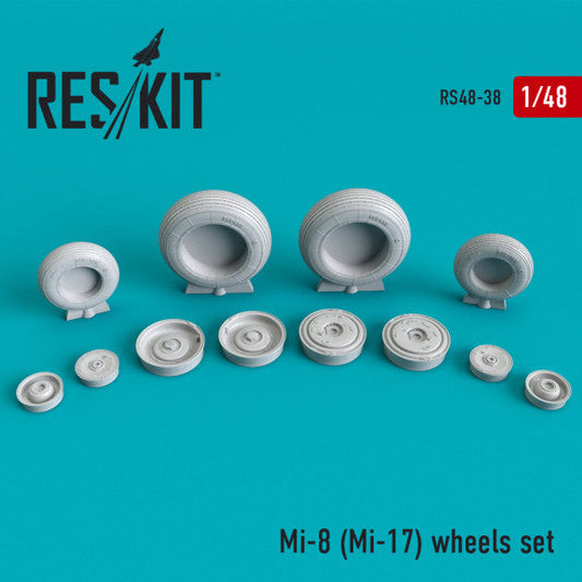 ResKit 1:48 Mi-8/Mi-17 wheels set Reskit
