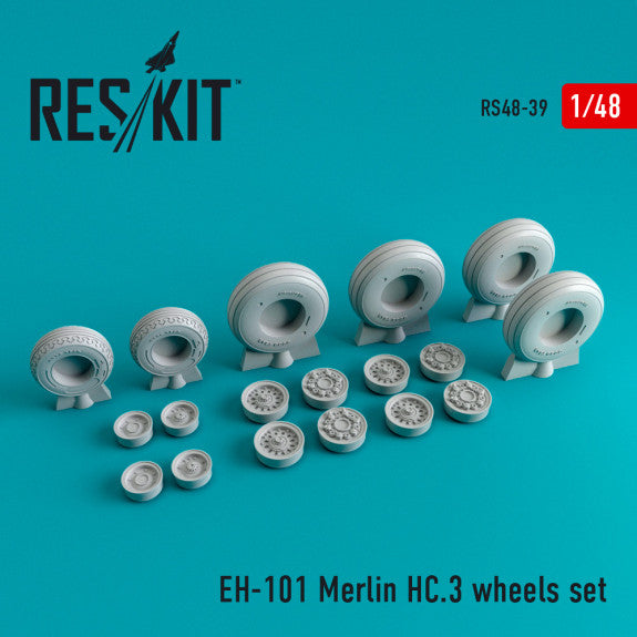 ResKit 1:48 EH-101 Merlin HC.3 wheels set Reskit