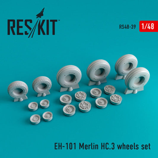 ResKit 1:48 EH-101 Merlin HC.3 wheels set Reskit