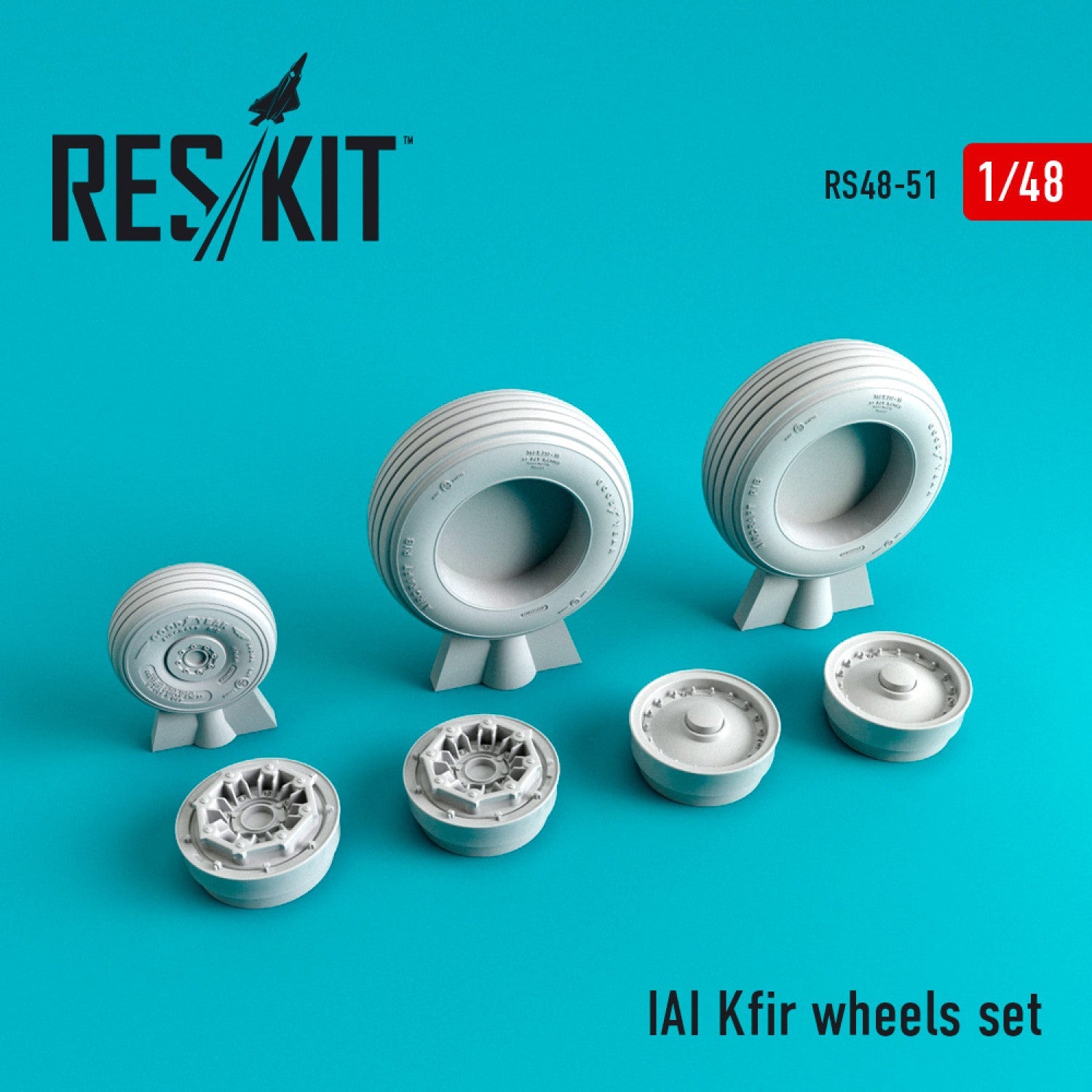 ResKit 1/48 IAI Kfir wheels set Reskit