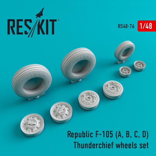 ResKit 1:48 F-105 (A,B,C,D) "Thunderchief" wheels set Reskit