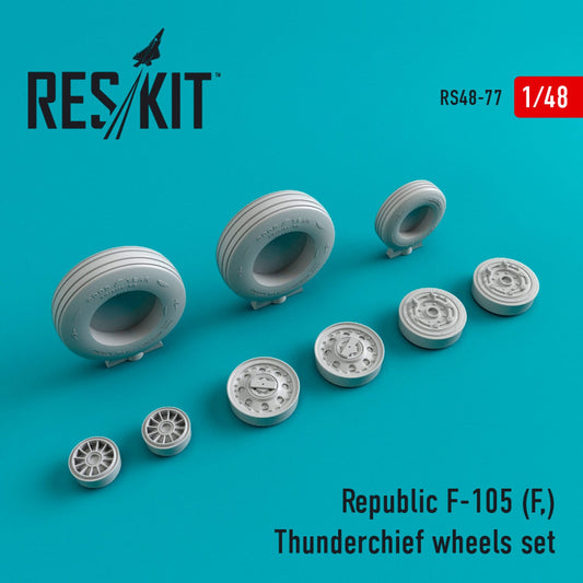 ResKit 1:48 F-105F "Thunderchief" wheels set Reskit