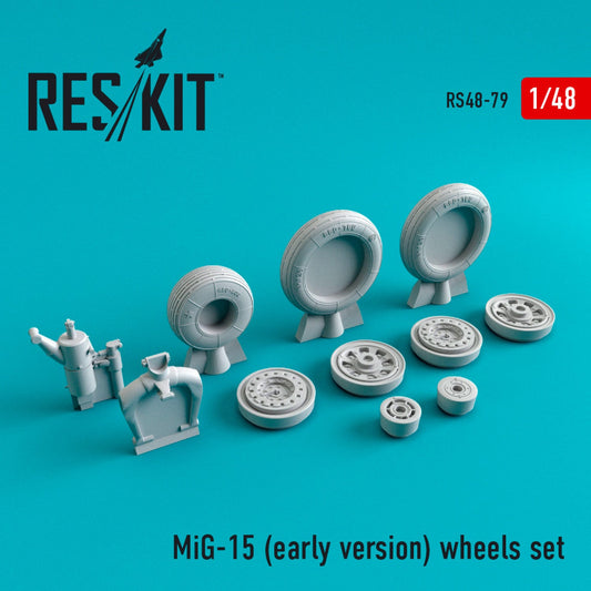 ResKit 1:48 MiG-15 "Fagot" (early version) wheels set Reskit