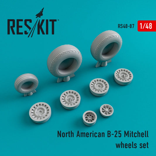 ResKit 1:48 B-25 "Mitchell" wheels set Reskit