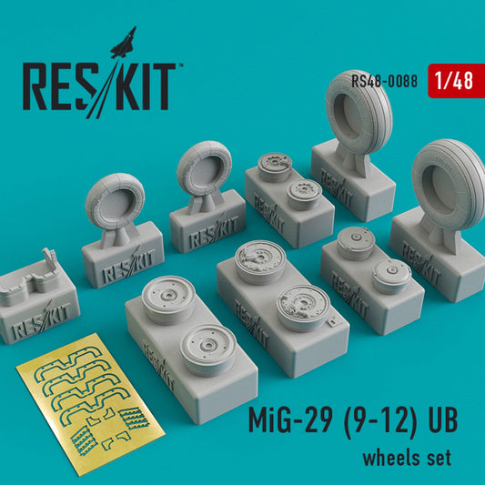 ResKit 1:48 MiG-29 (9-12,UB) "Fulcrum" wheels set Reskit