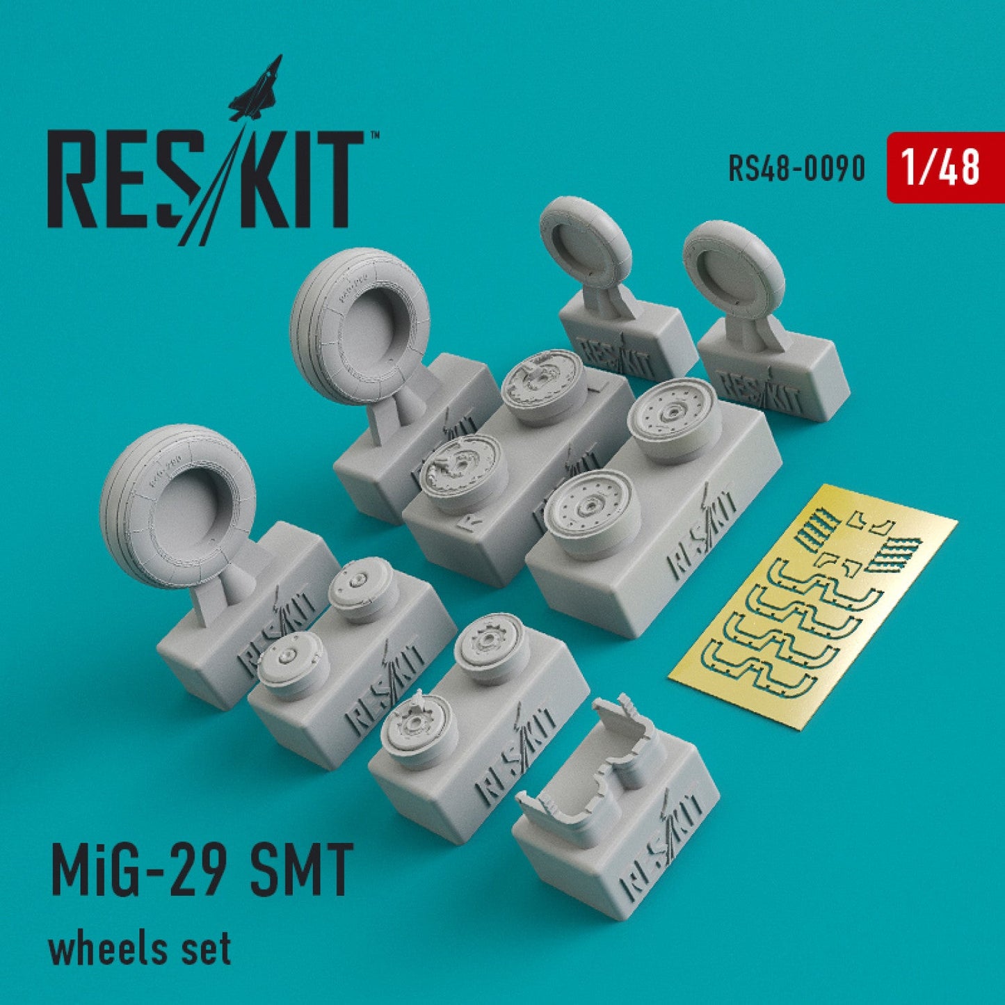 ResKit 1:48 MiG-29 SMT "Fulcrum" wheels set Reskit