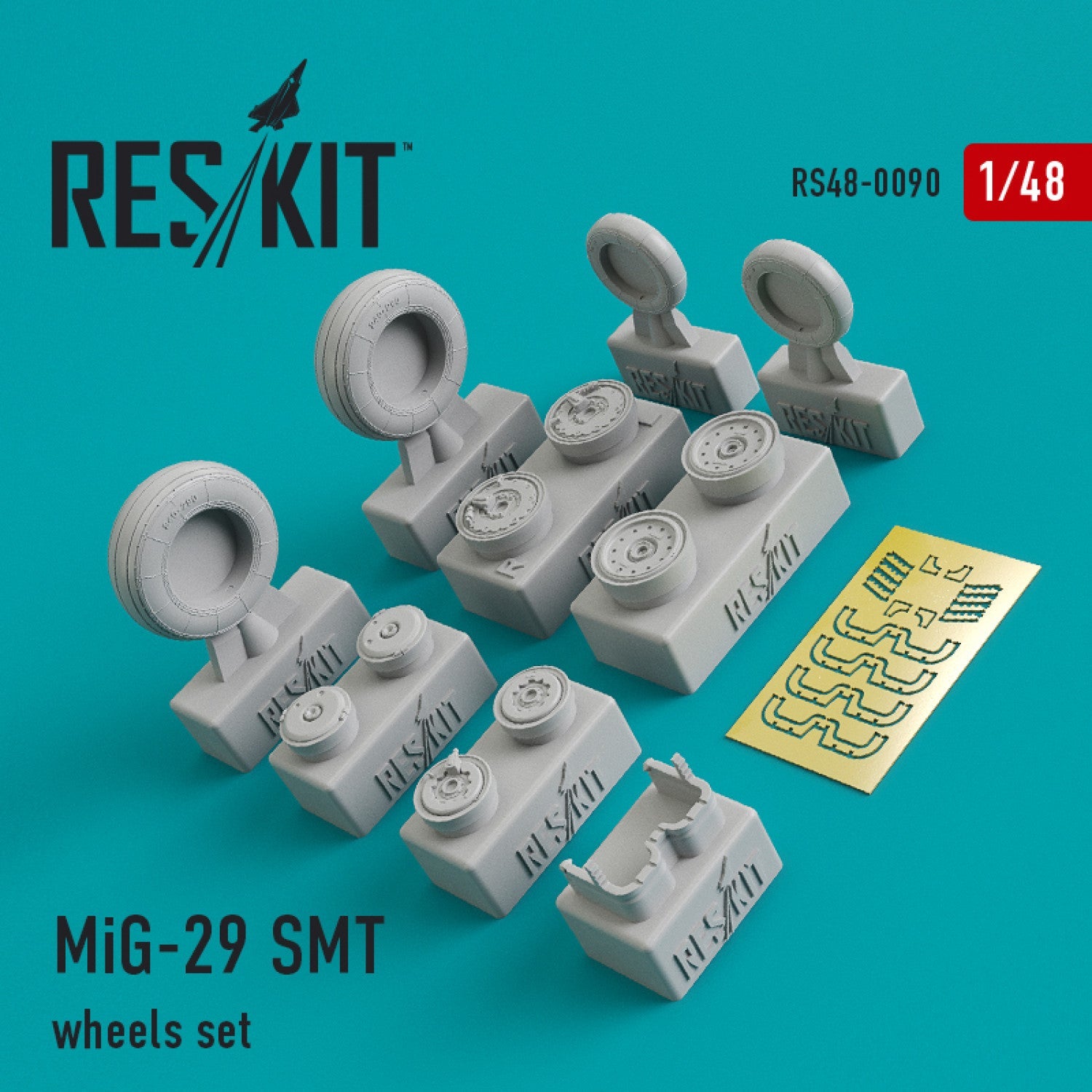 ResKit 1:48 MiG-29 SMT "Fulcrum" wheels set Reskit