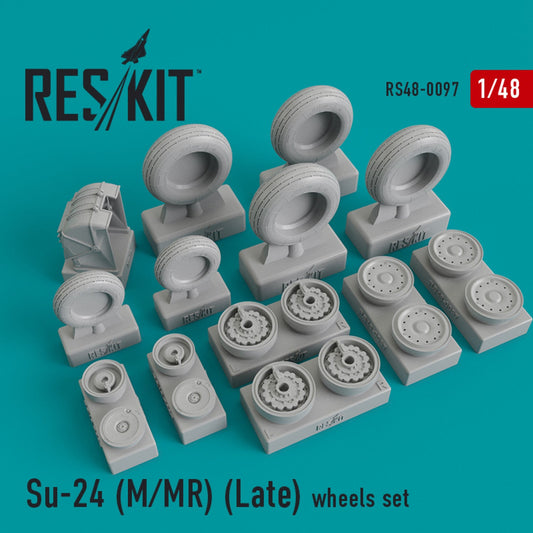 ResKit 1:48 Su-24 (M,MR) late version wheels set Reskit