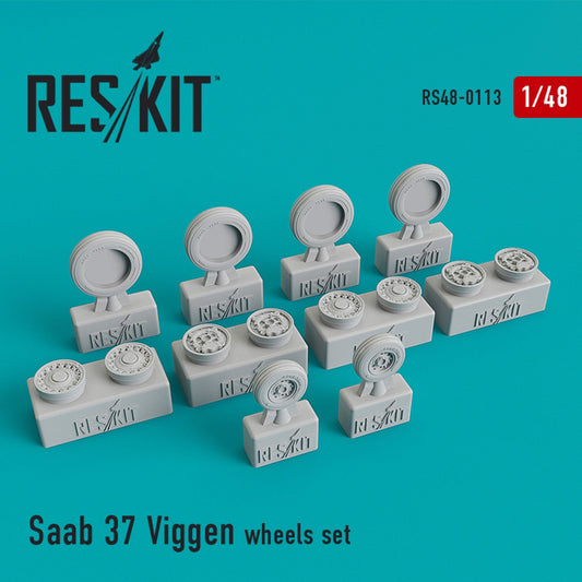 ResKit 1:48 Saab 37 "Viggen" wheels set Reskit