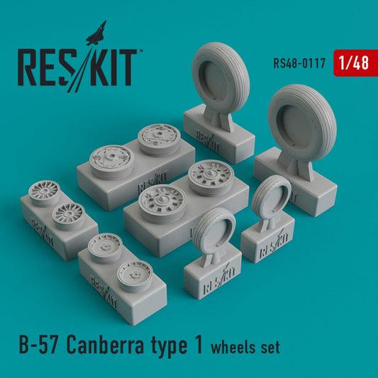ResKit 1:48 B-57 Canberra type 1 wheels set Reskit