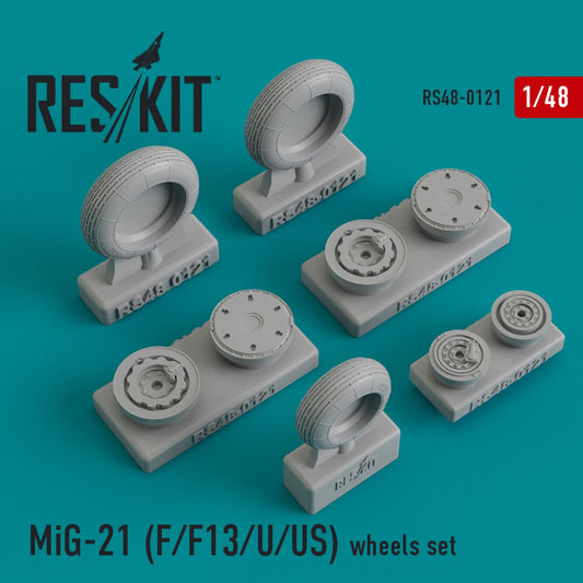 ResKit 1:48 MiG-21 (F, F13, U, US) wheels set Reskit
