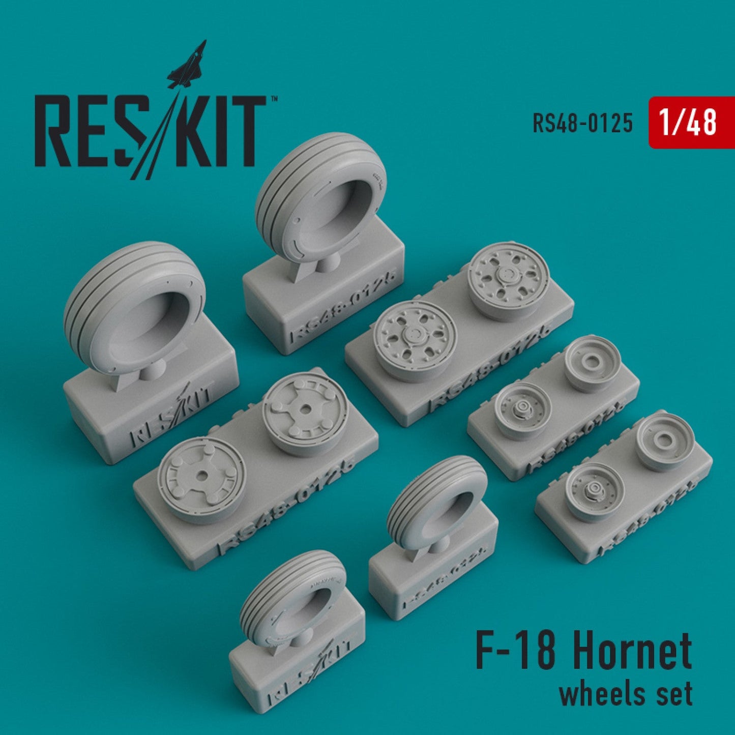 ResKit 1:48 F/A-18 "Hornet" wheels set Reskit