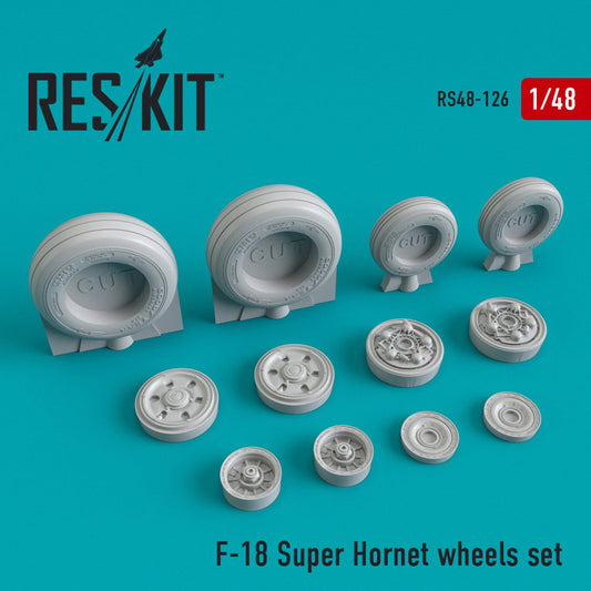 ResKit 1:48 F/A-18 "Super Hornet" wheels set Reskit