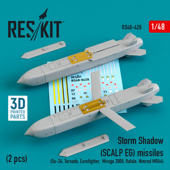 ResKit 1:48 Storm Shadow (SCALP EG) missiles (2 pcs) (3D Printed) Reskit