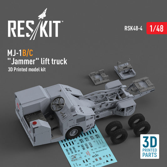 Res/Kit 1:48 MJ-1B/C "Jammer" lift truck (3D Printed model kit)