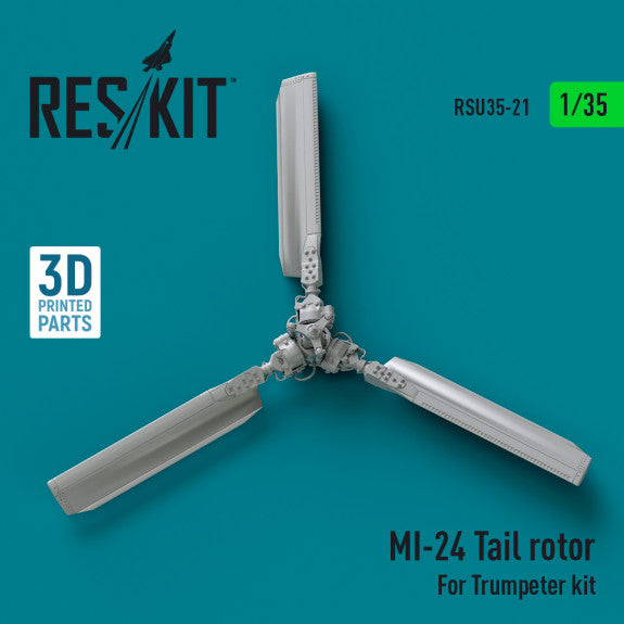 ResKit 1:35 Mi-24 tail rotor for Trumpeter kit (3D printed) Reskit
