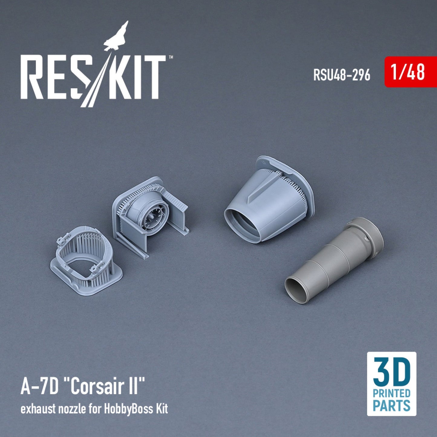 ResKit 1:48 A-7D "Corsair II" exhaust nozzle for HobbyBoss kit Reskit