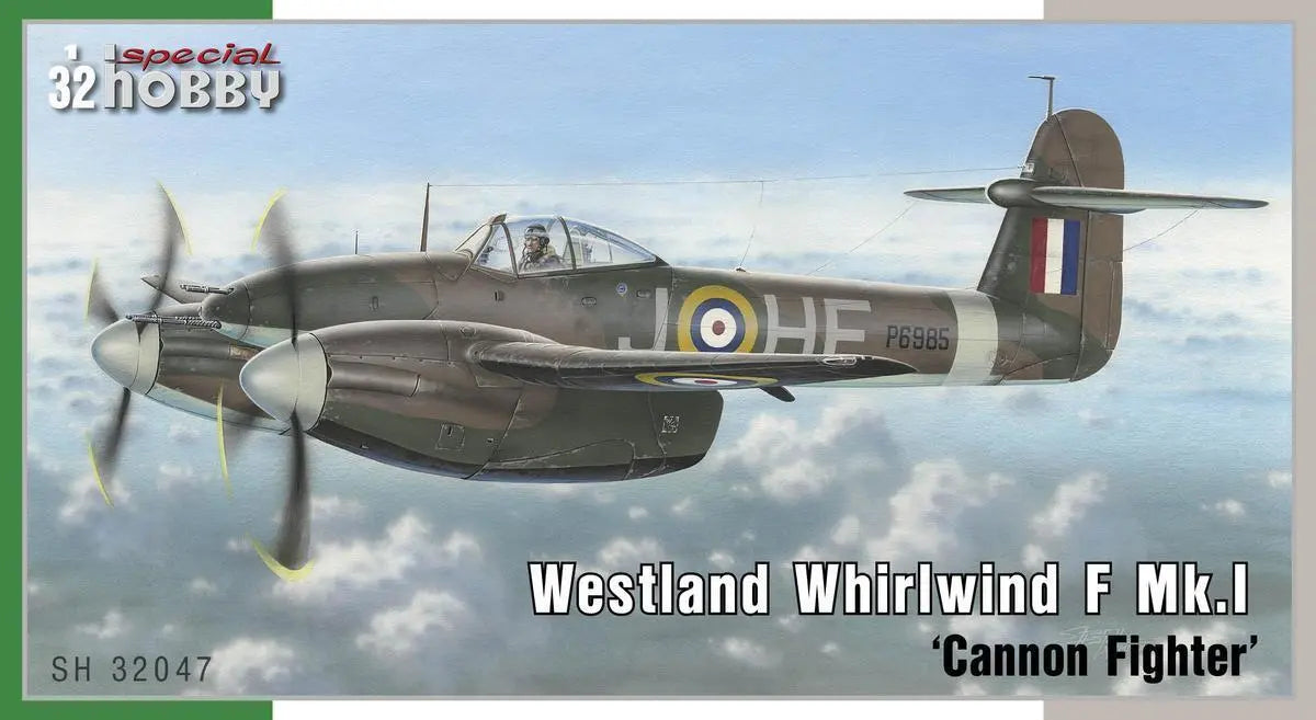 Special Hobby 1/32 Westland Whirlwind Mk.I 'Cannon Fighter' Plastic Model Kit Special Hobby
