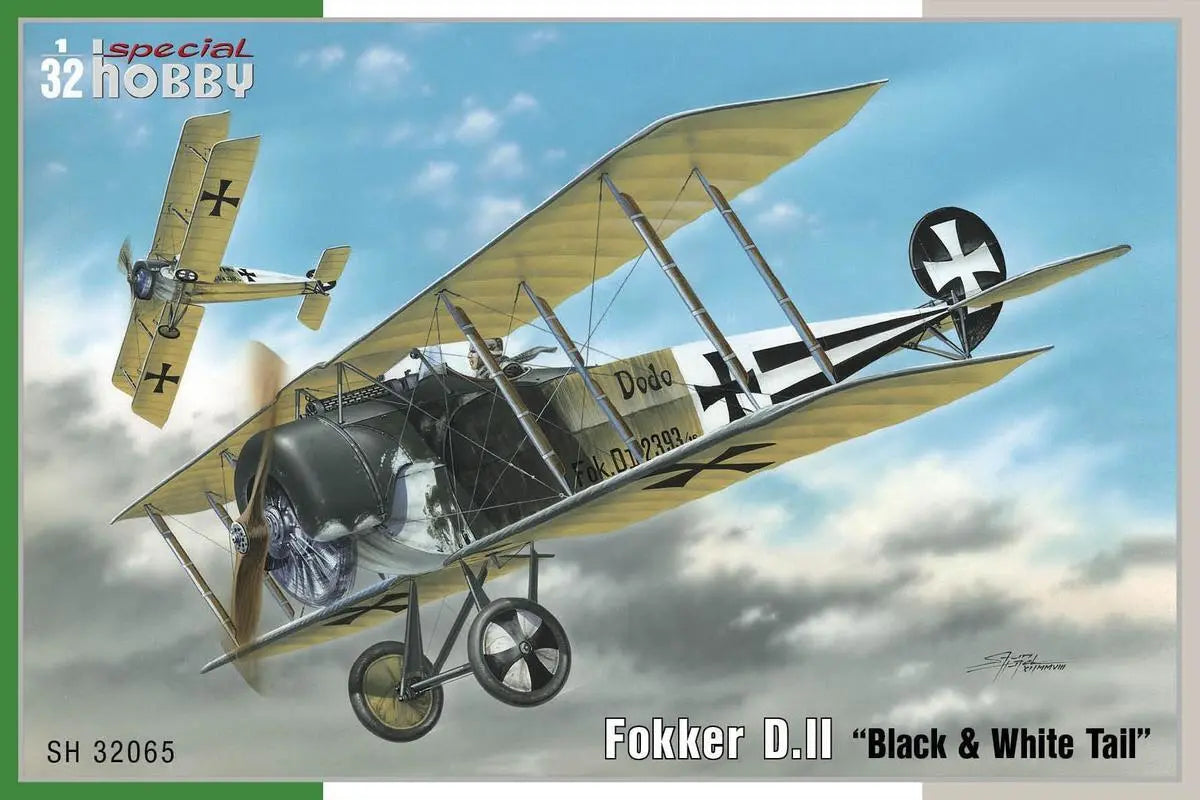 Special Hobby 1/32 Fokker D.II “Black & White Tail” Plastic Model Kit Special Hobby