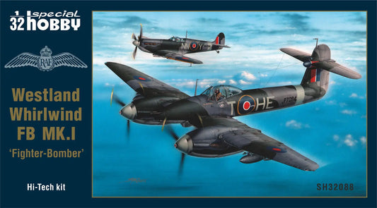 Special Hobby 1/32 Westland Whirlwind FB MK.I ‘Fighter-Bomber’ Hi-tech kit Plastic Model Kit Special Hobby