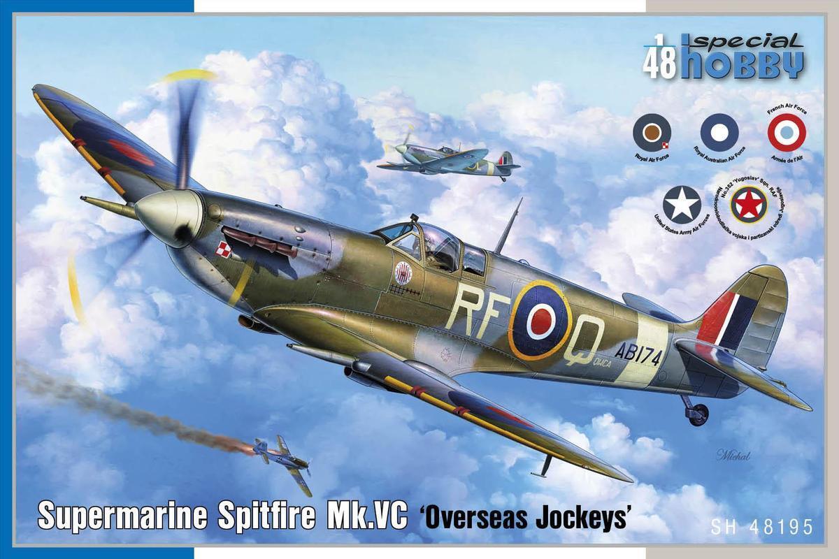 Special Hobby 1/48 Supermarine Spitfire Mk.VC 'Overseas Jockeys' Plastic Model Kit *Aus Decals* Special Hobby