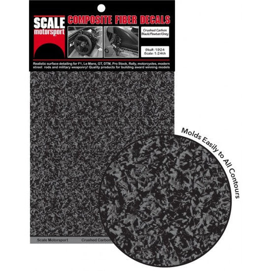 Scale Motorsport 1/24 Crushed Carbon Fiber Pewter Metallic Scale Motorsport