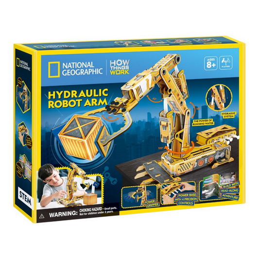 Cubic Fun National Geographic Hydraulic Robot Arm Cubic Fun