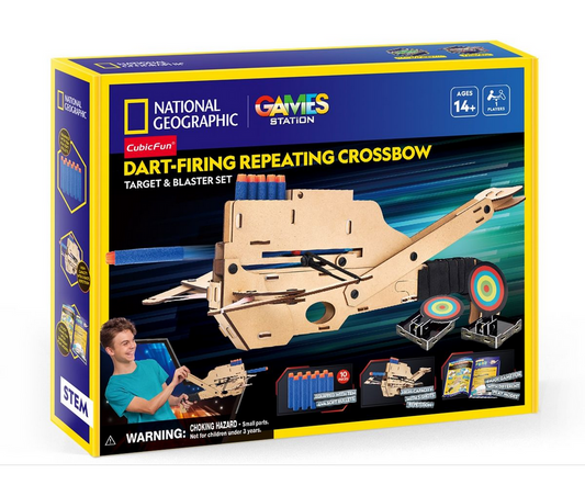 Cubic Fun National Geographic 3D Puzzle Dart-Firing Repeating Crossbow Cubic Fun