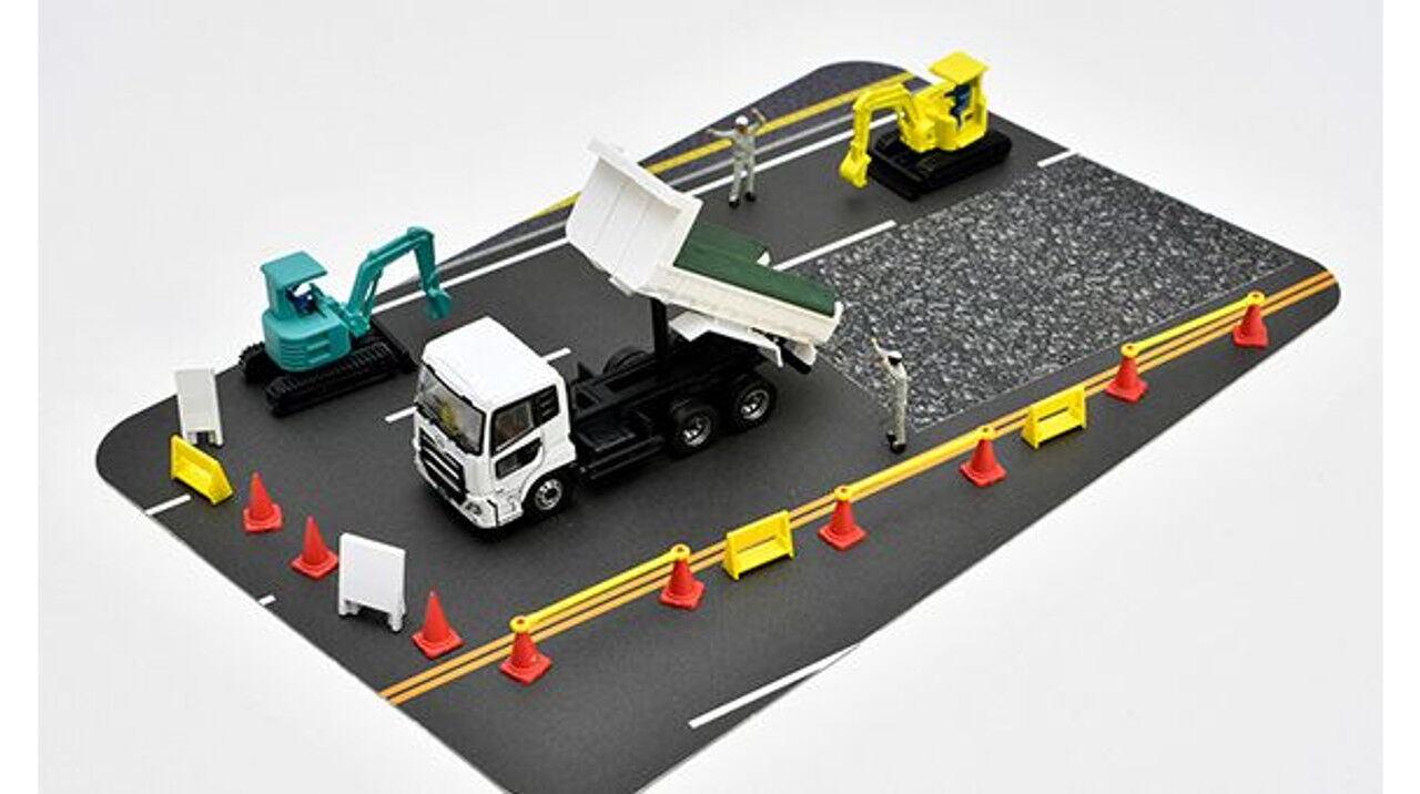 Tomytec Truck Collection Road Construction Site Dump Set A (N scale) Tomytec
