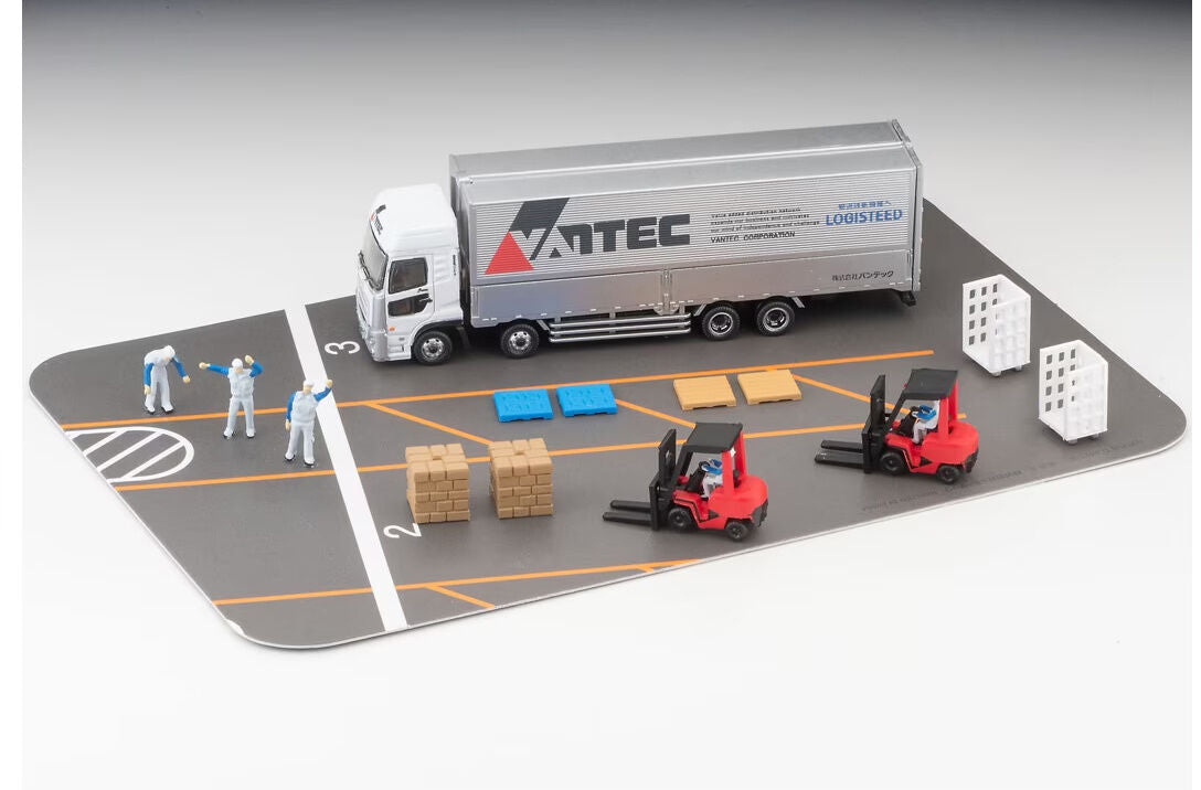 Tomytec Truck Collection Logistics Site Wing Van Set G VANTEC Corporation (N scale) Tomytec