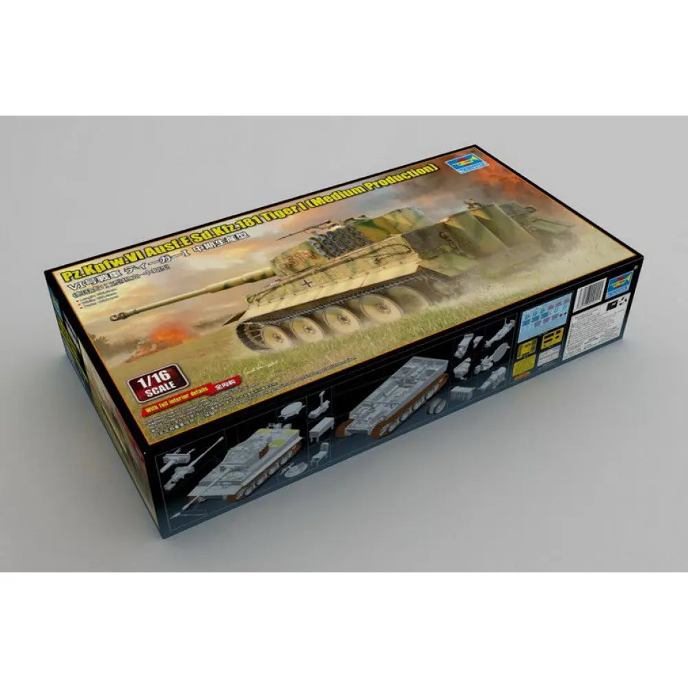 Trumpeter 1/16 Pz.Kpfw.VI Ausf.E Sd.Kfz.181 Tiger I (Medium Production) Plastic Model Kit Trumpeter