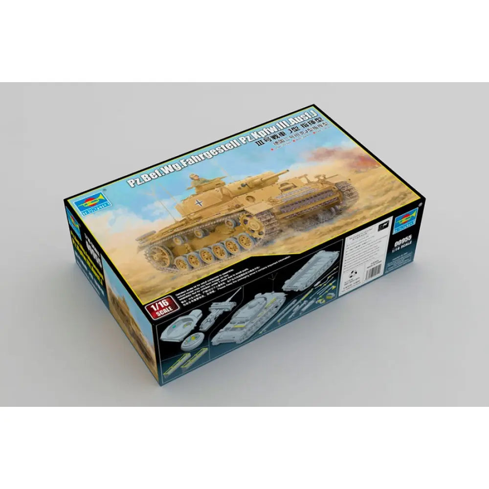 Trumpeter 1/16 Pz.Bef.Wg.Fahrgestell Pz.Kpfw.III Ausf.J Plastic Model Kit Trumpeter