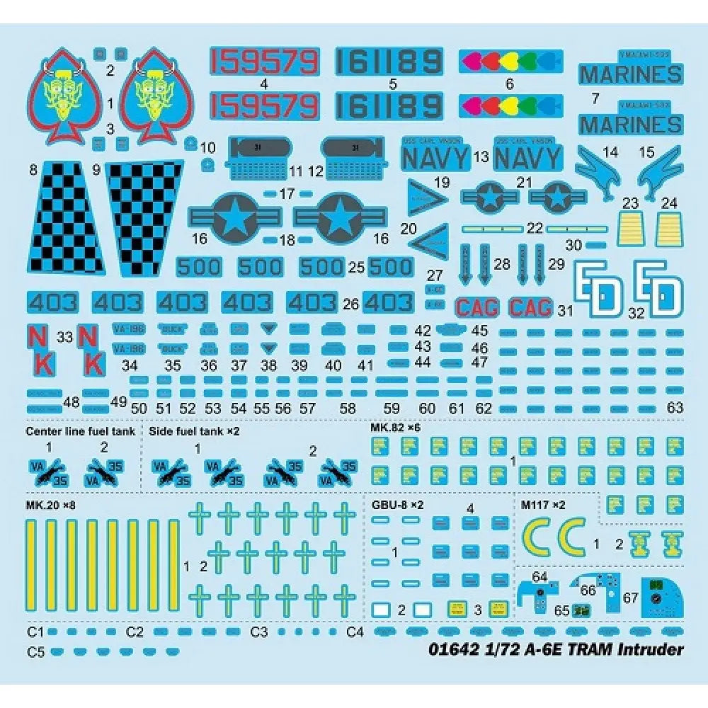 Trumpeter 1/72 A-6E TRAM Intruder Plastic Model Kit Trumpeter