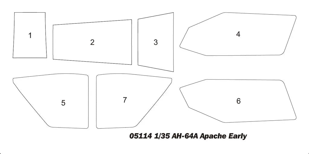 Trumpeter 1/35 AH-64A Apache Early Plastic Model Kit Trumpeter