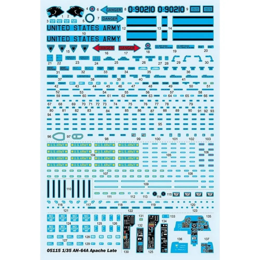 Trumpeter 1/35 AH-64A Apache Late Plastic Model Kit Trumpeter