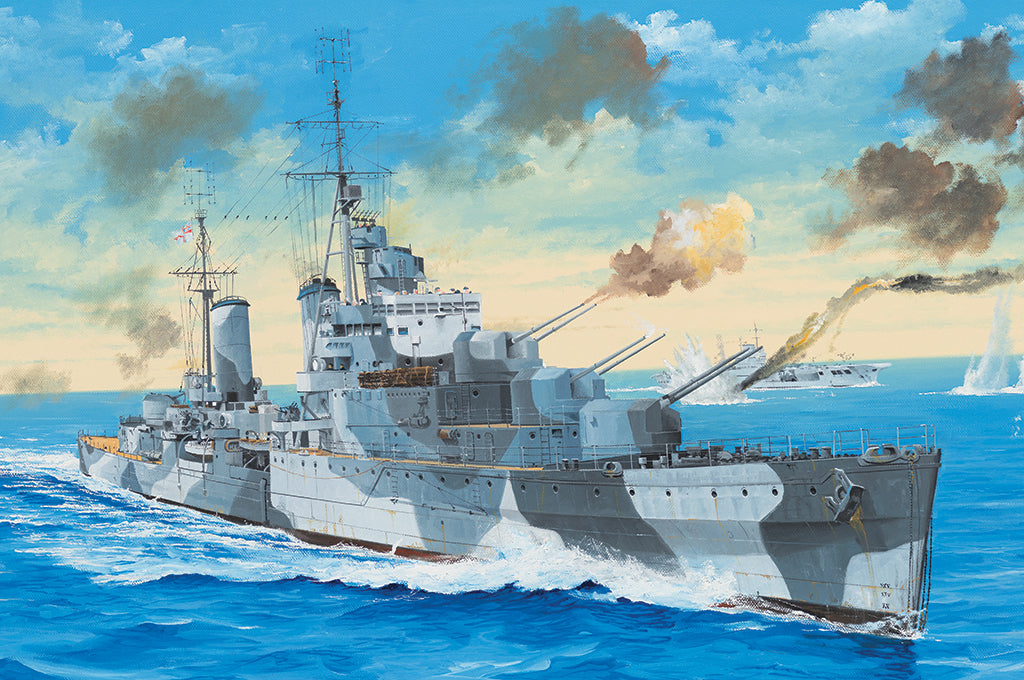 Trumpeter 1/350 H.M.S. Naiad Dido-class Light Cruiser Plastic Model Kit