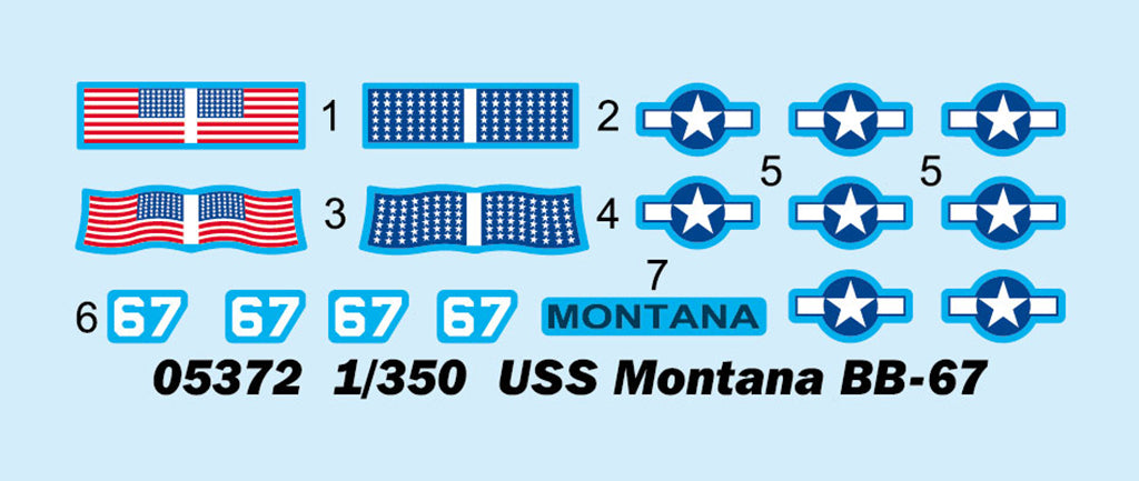 Trumpeter 1/350 USS Montana BB-67 Plastic Model Kit