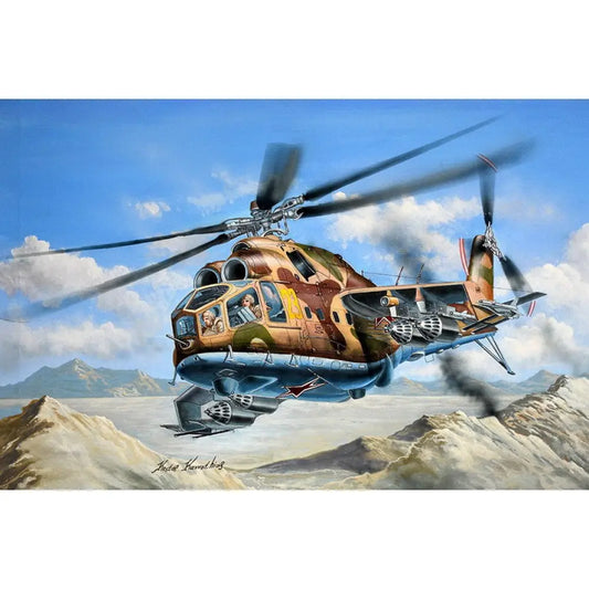 Trumpeter 1/48 Mi-24A Hind-B Plastic Model Kit Trumpeter