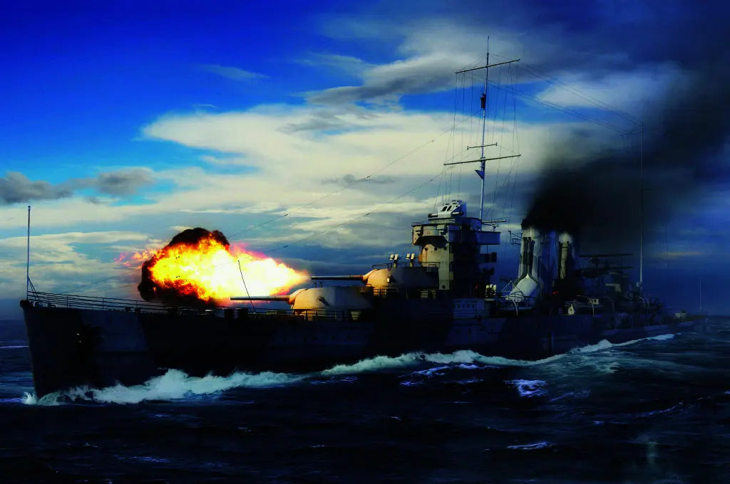 Trumpeter 1/700 HMS York Plastic Model Kit Trumpeter